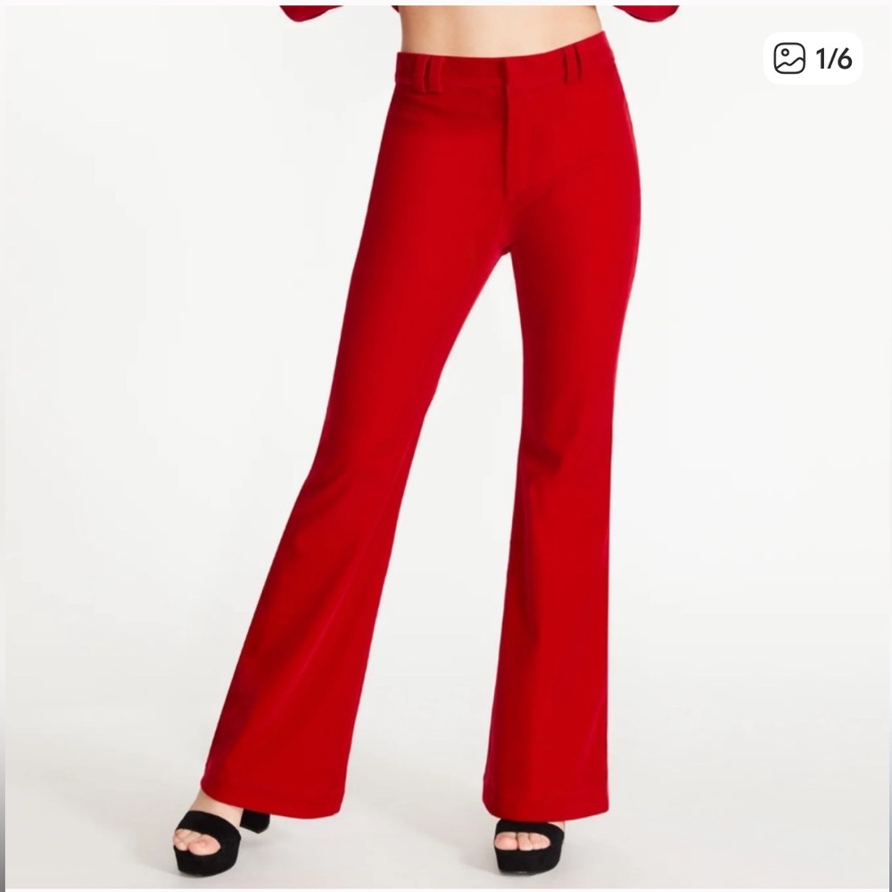 Steve Madden Red Wide Leg Pants